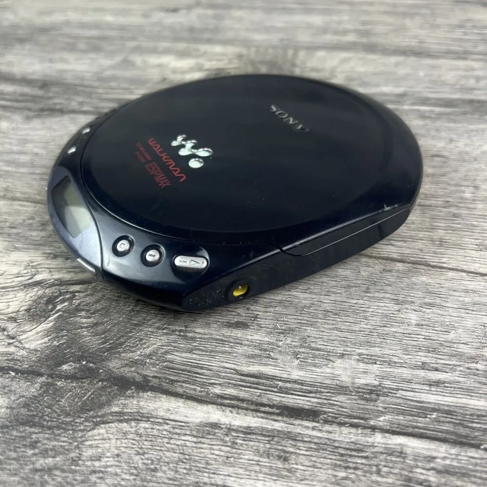 Sony Portable CD Player Blue D-E220 ESP MAX - TESTED AND WORKS